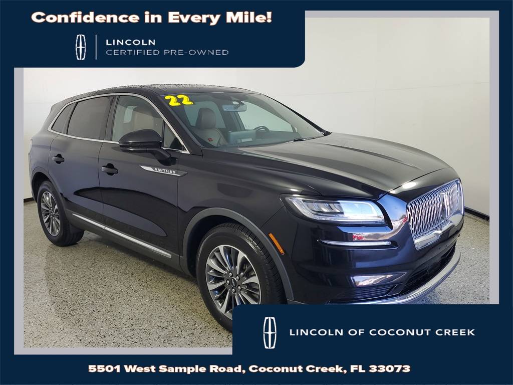 2022 Lincoln Nautilus Reserve — SUV — 30,645 mi — Coconut Creek, FL