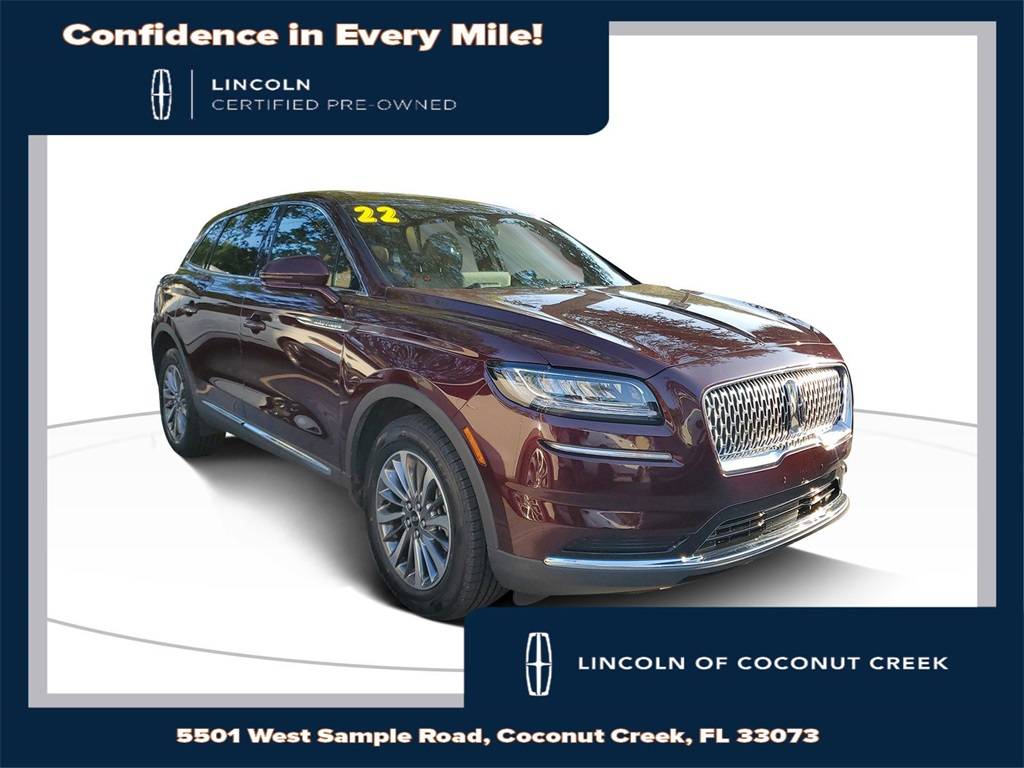 2022 Lincoln Nautilus Reserve — SUV — 33,540 mi — Coconut Creek, FL