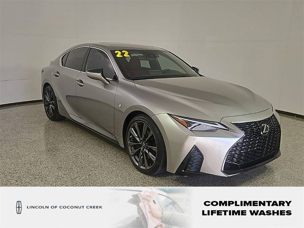 2022 Lexus IS IS 350 F SPORT — Sedan — 5,624 mi — Coconut Creek, FL