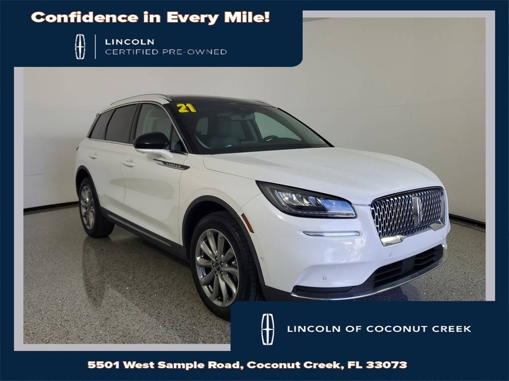 2021 Lincoln Corsair Standard — SUV — 16,795 mi — Coconut Creek, FL