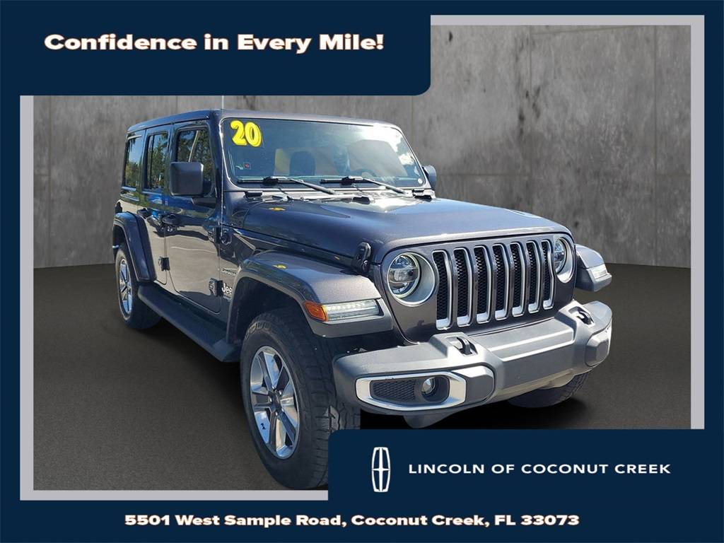2020 Jeep Wrangler Sahara — SUV — 56,417 mi — Coconut Creek, FL
