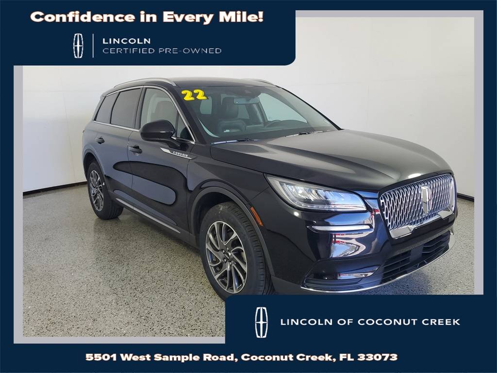 2022 Lincoln Corsair Standard — SUV — 23,110 mi — Coconut Creek, FL