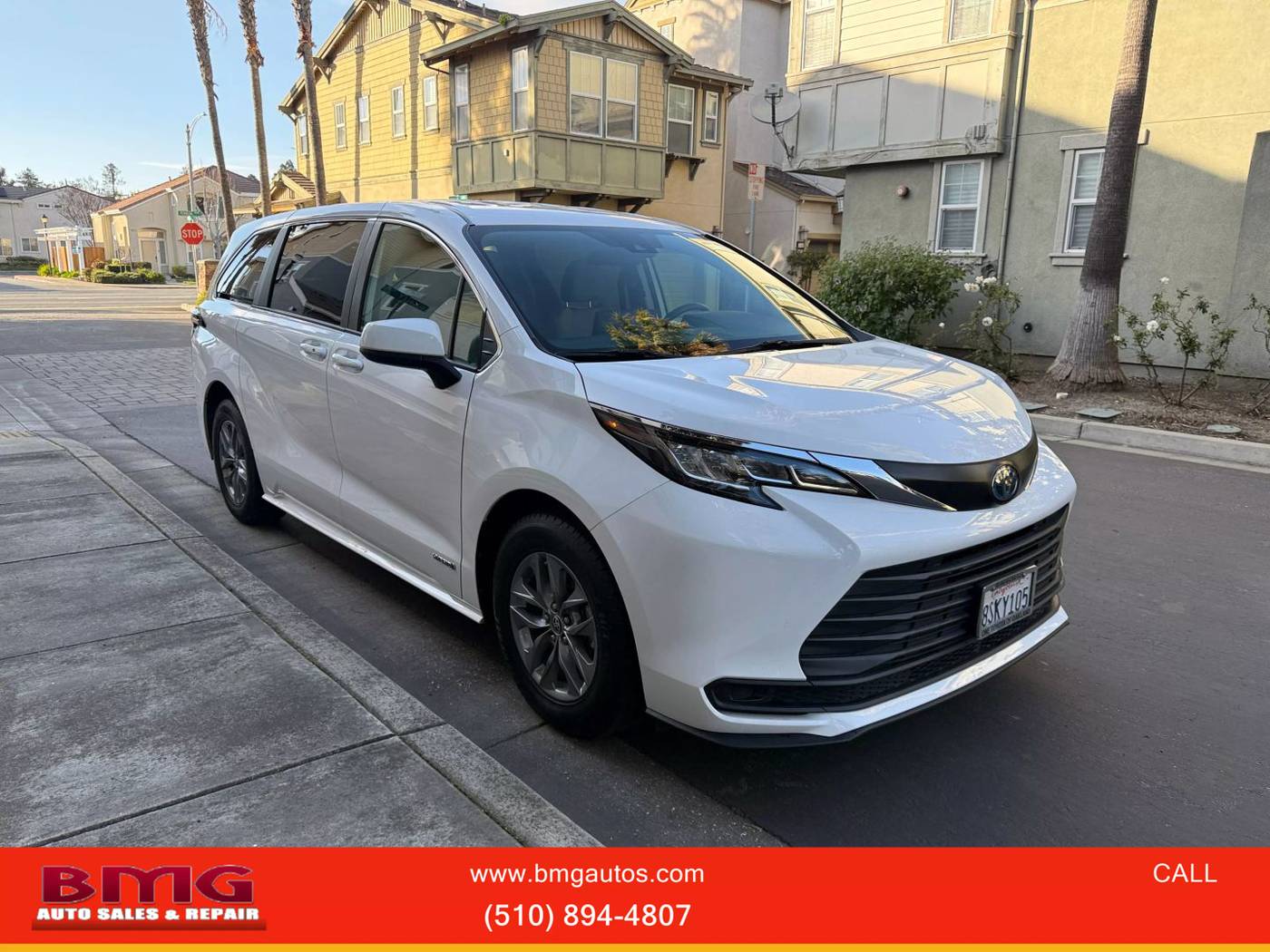 2021 Toyota Sienna LE — Minivan — 71,495 mi — Fremont, CA