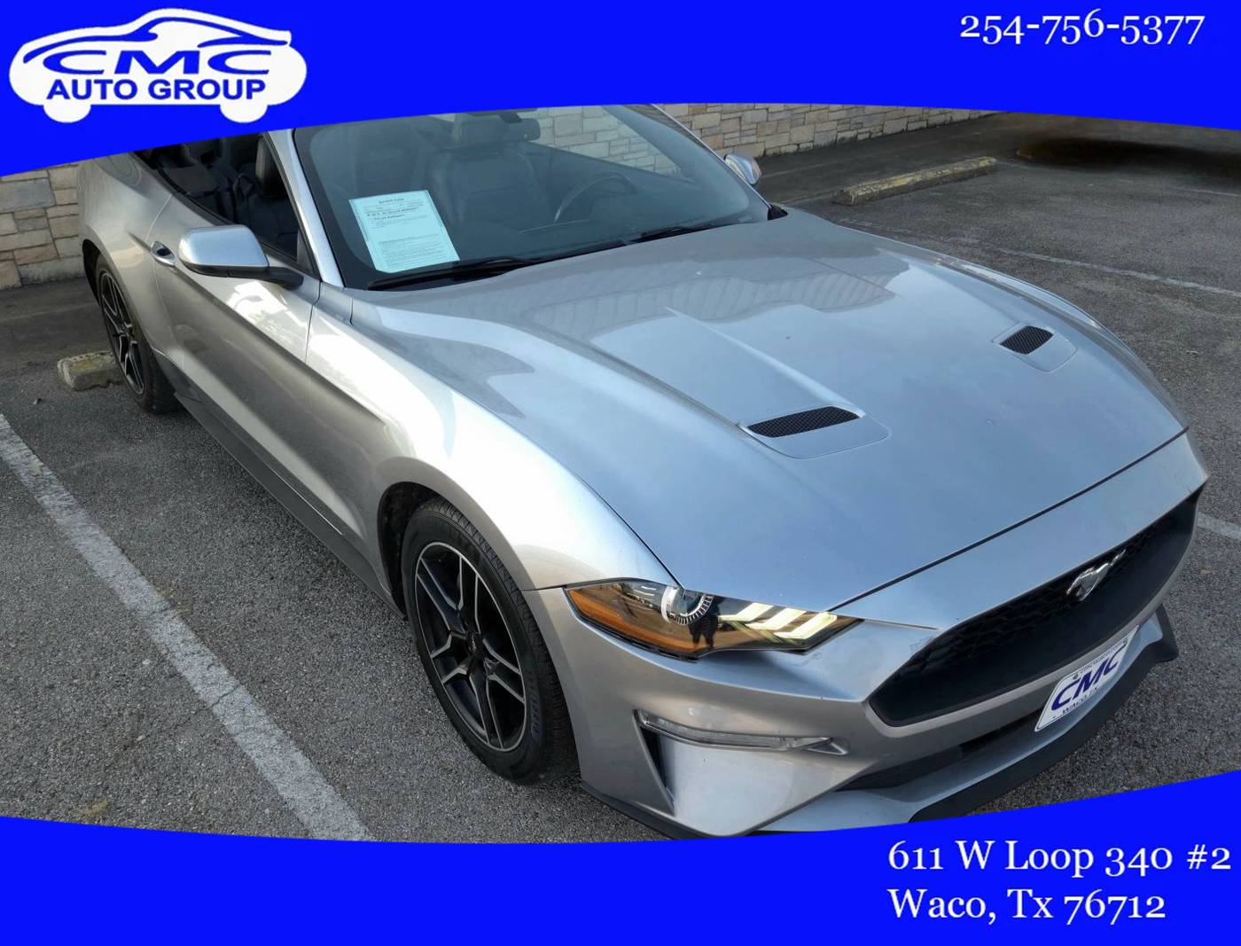 2020 Ford Mustang EcoBoost Premium — Convertible — 107,430 mi — Waco, TX