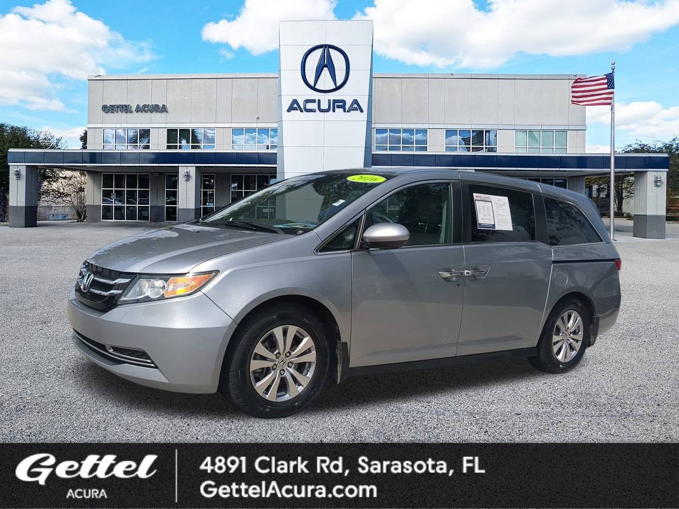 2016 Honda Odyssey EX-L — Minivan — 58,983 mi — Sarasota, FL