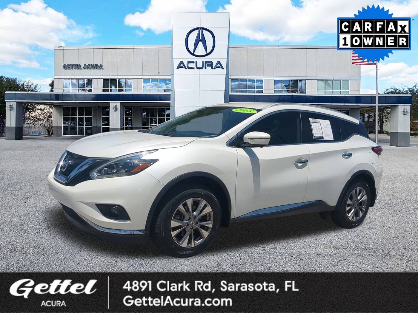 2018 Nissan Murano SL — SUV — 36,208 mi — Sarasota, FL