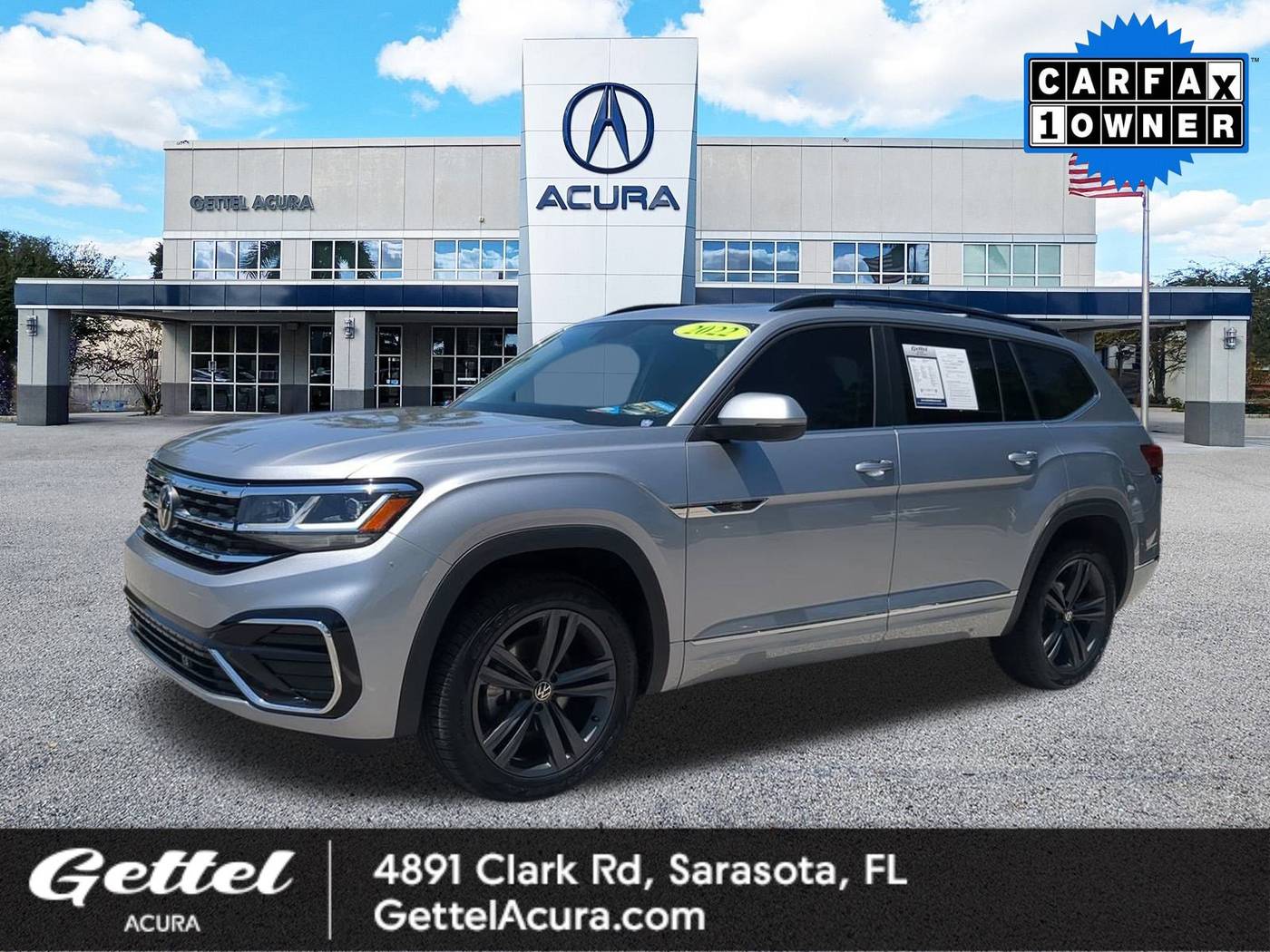 2021 Volkswagen Atlas SE with Technology R-Line — SUV — 55,946 mi — Sarasota, FL