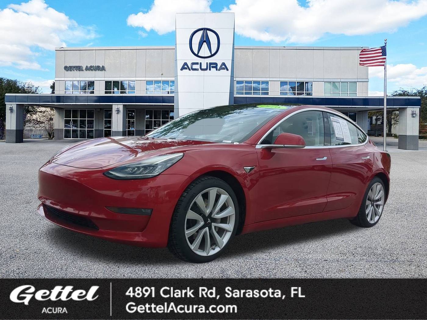 2018 Tesla Model 3 Long Range — Sedan — 65,312 mi — Sarasota, FL