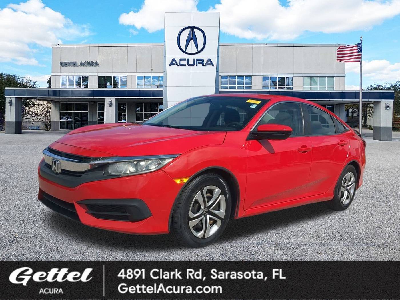 2018 Honda Civic LX — Sedan — 133,709 mi — Sarasota, FL