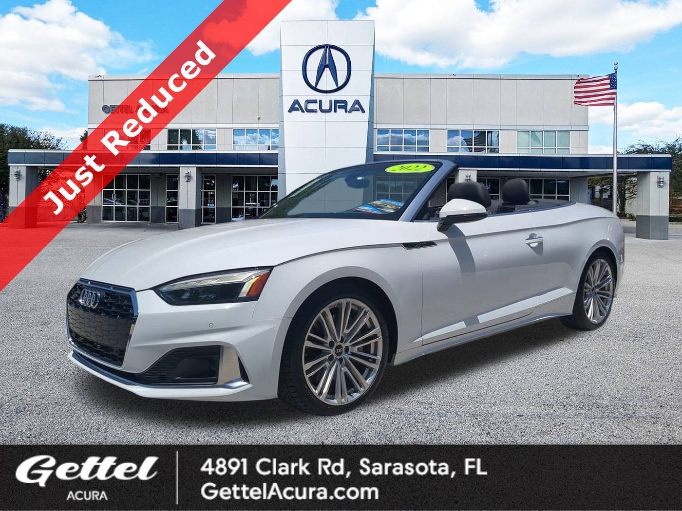 2022 Audi A5 Premium Plus — Convertible — 15,310 mi — Sarasota, FL