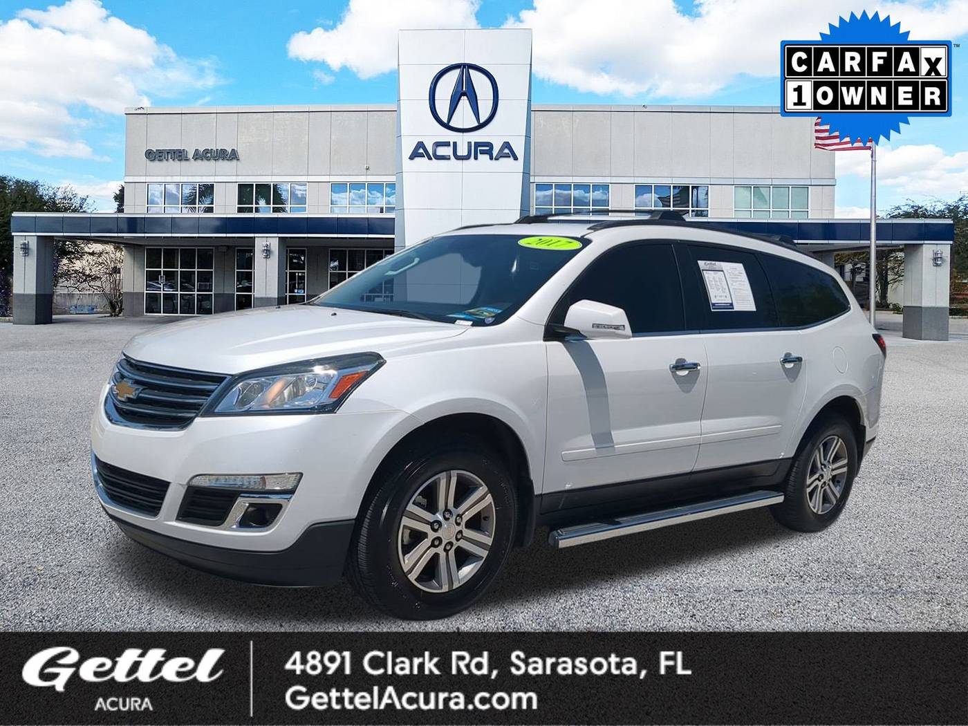 2017 Chevrolet Traverse LT — SUV — 97,730 mi — Sarasota, FL