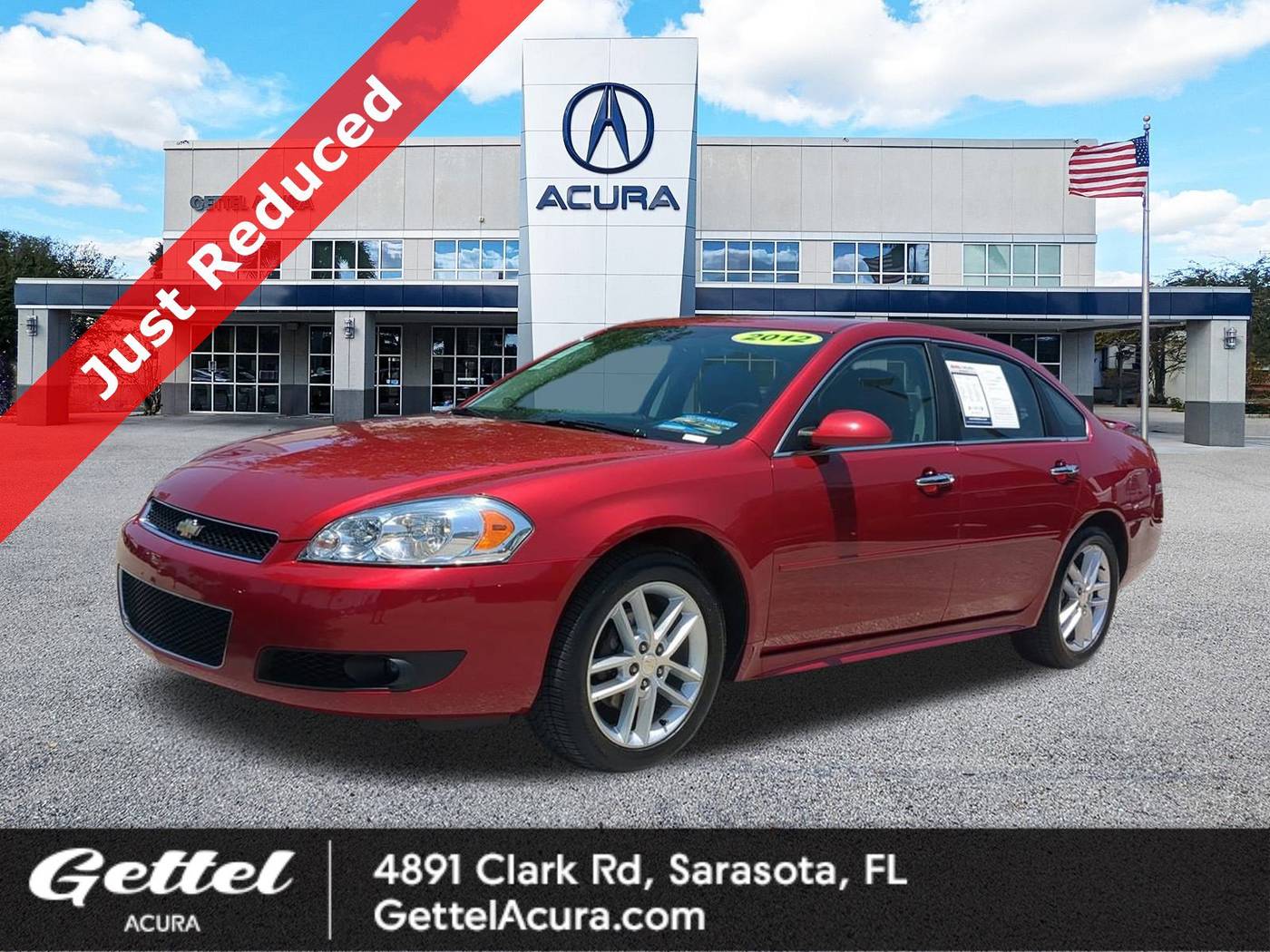2012 Chevrolet Impala LTZ — Sedan — 72,697 mi — Sarasota, FL