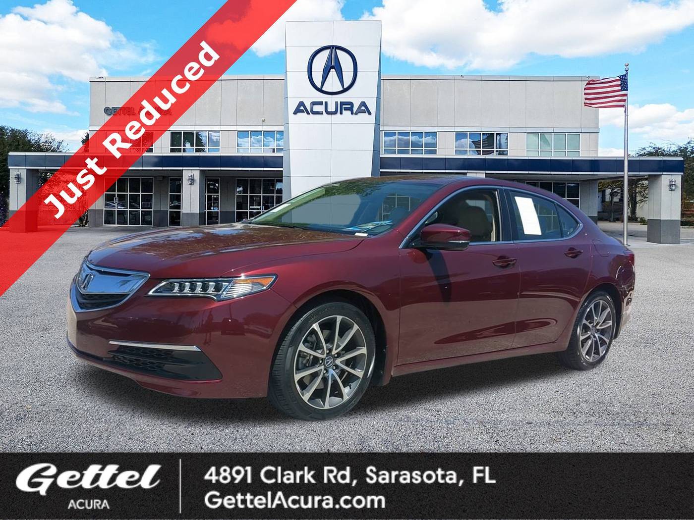 2016 Acura TLX Technology Package — Sedan — 47,590 mi — Sarasota, FL
