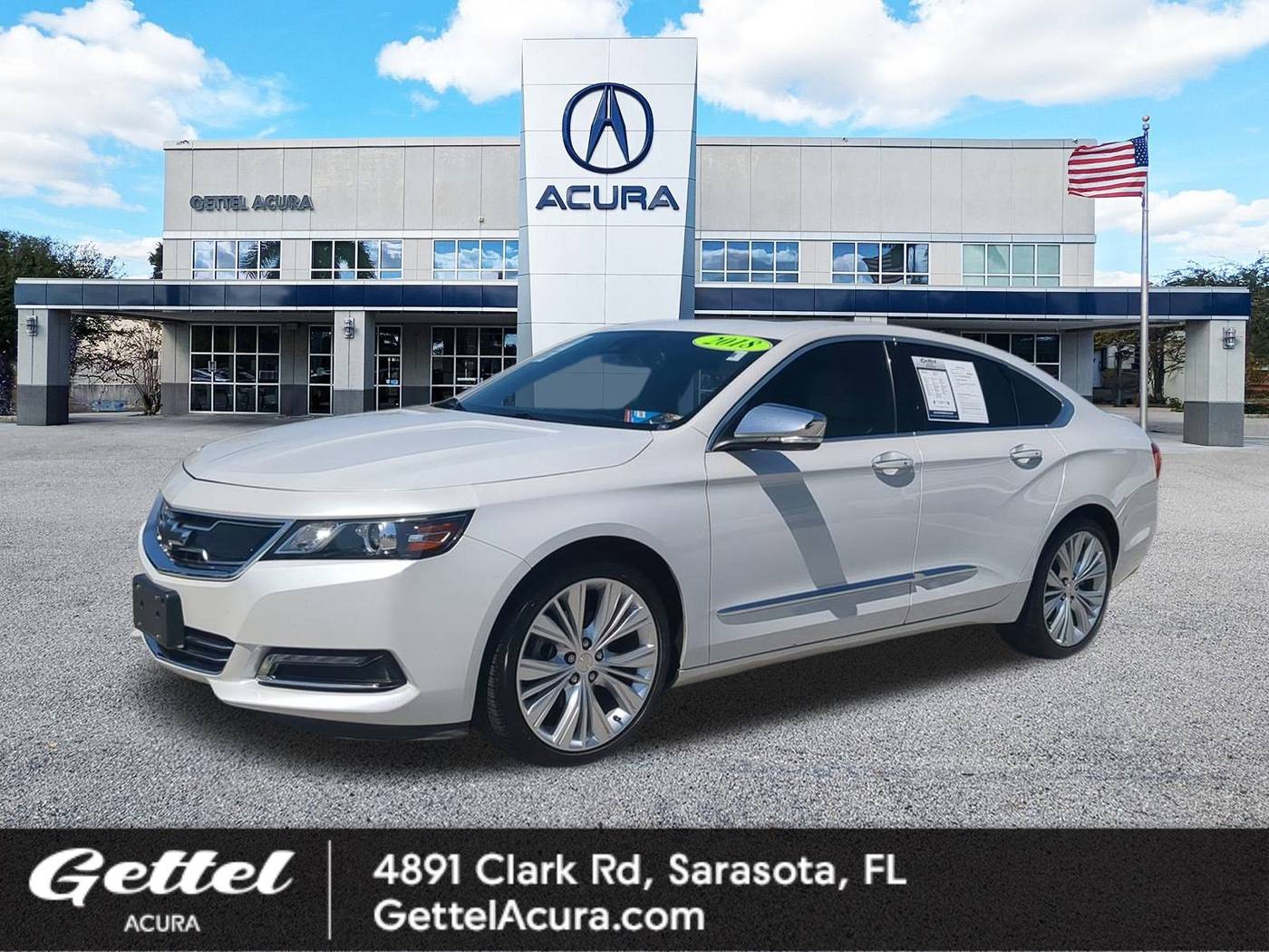 2018 Chevrolet Impala Premier — Sedan — 108,741 mi — Sarasota, FL