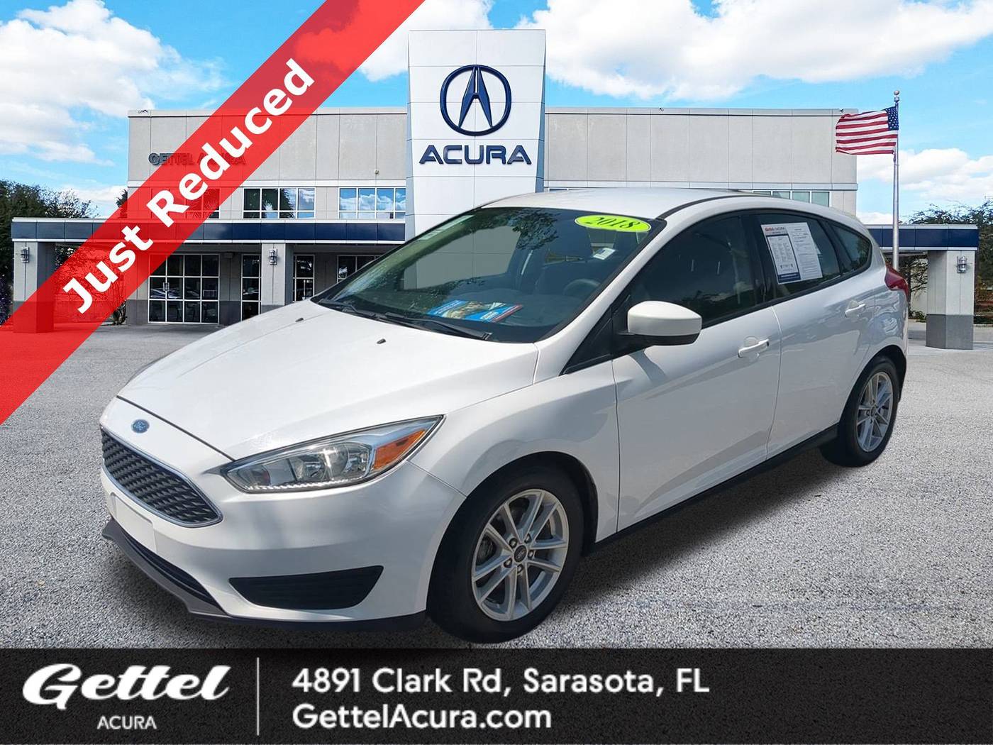 2018 Ford Focus SE — Hatchback — 83,056 mi — Sarasota, FL