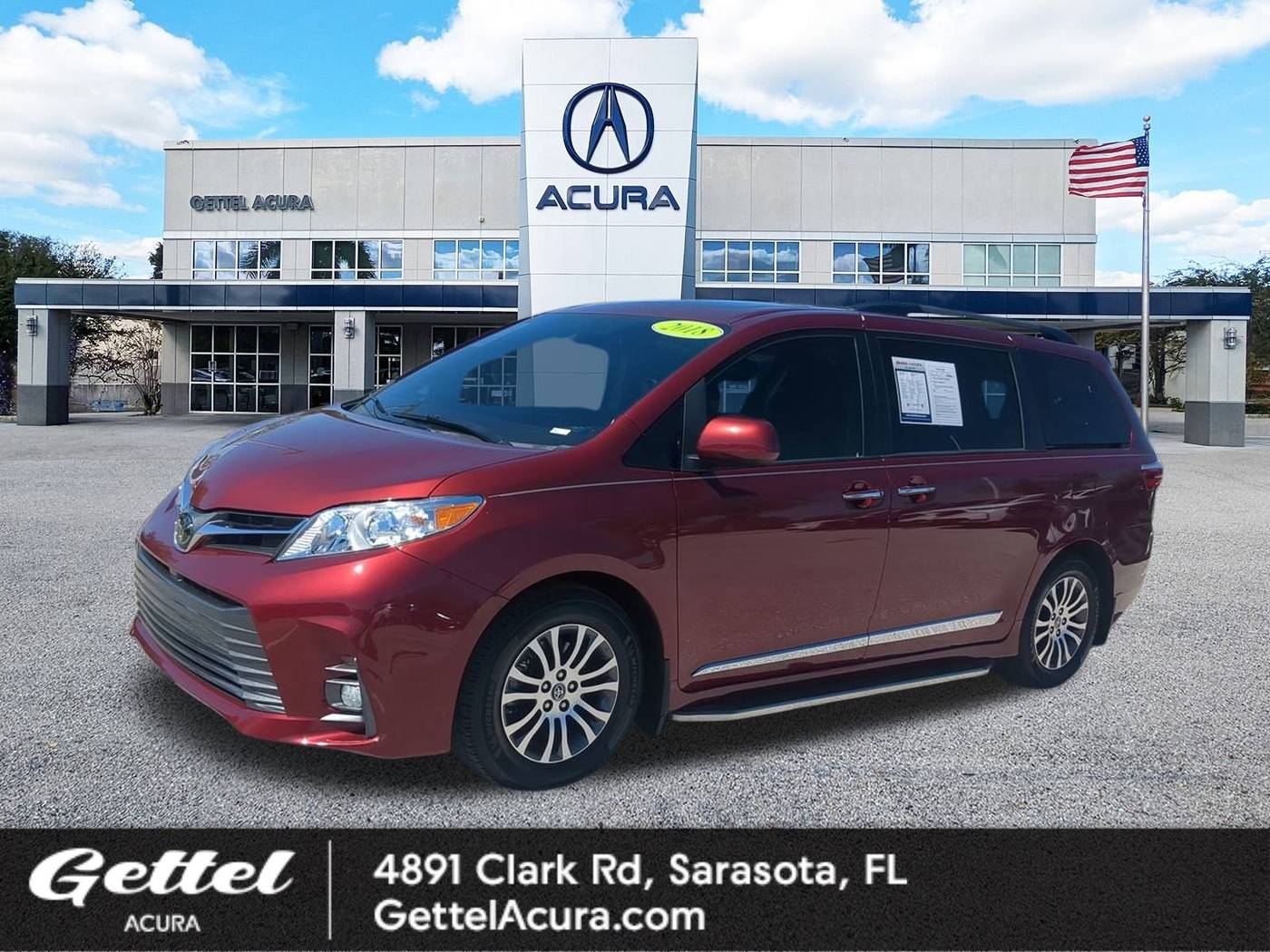 2018 Toyota Sienna XLE Premium — Minivan — 23,831 mi — Sarasota, FL
