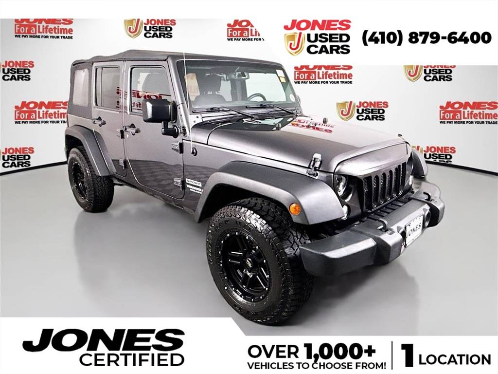 2017 Jeep Wrangler Sport — SUV — 100,300 mi — Bel Air, MD
