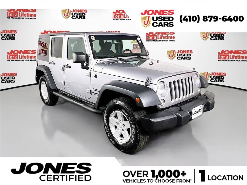 2017 Jeep Wrangler Sport — SUV — 82,871 mi — Bel Air, MD