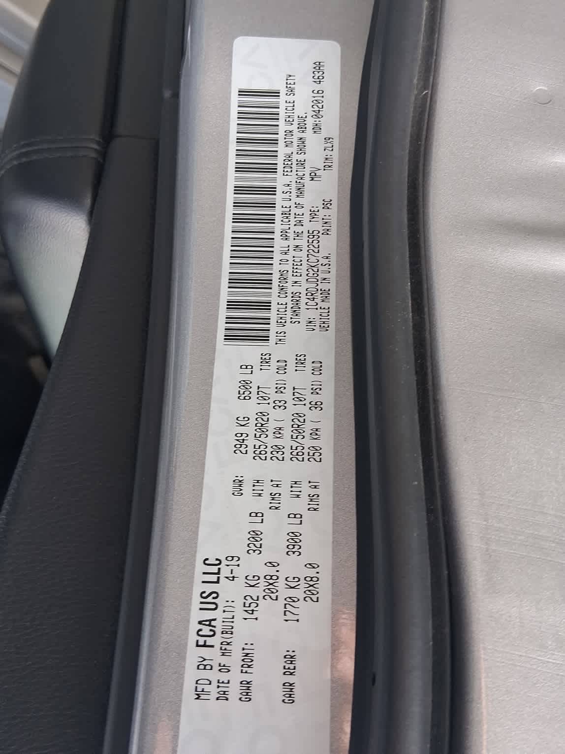 2019 Dodge Durango GT Plus — SUV — 91,231 mi — Portland, OR