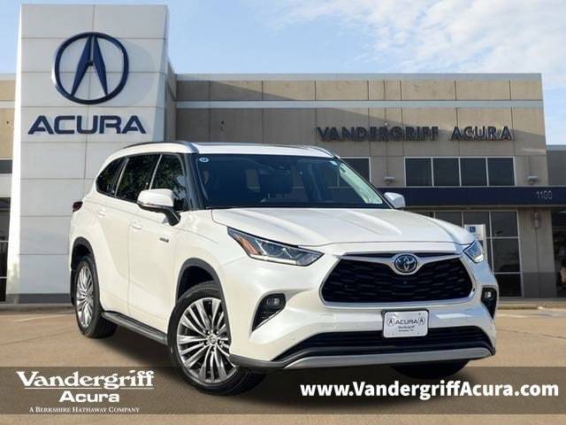 2021 Toyota Highlander Hybrid Platinum — SUV — 39,855 mi — Arlington, TX