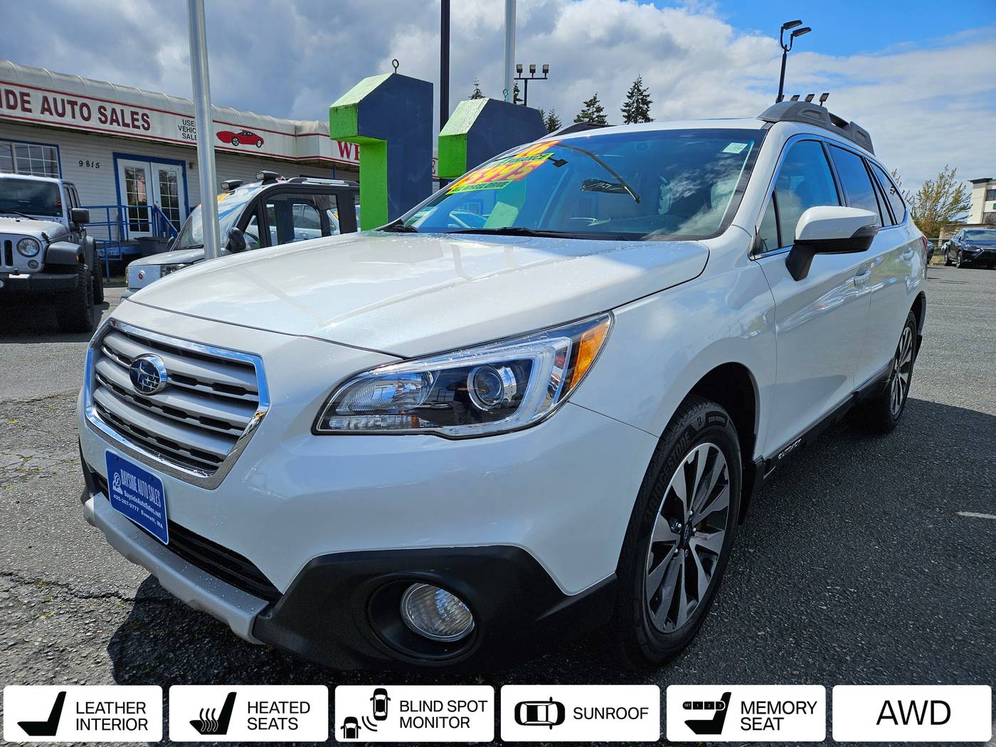 2016 Subaru Outback 2.5i Limited — SUV — 101,013 mi — Everett, WA