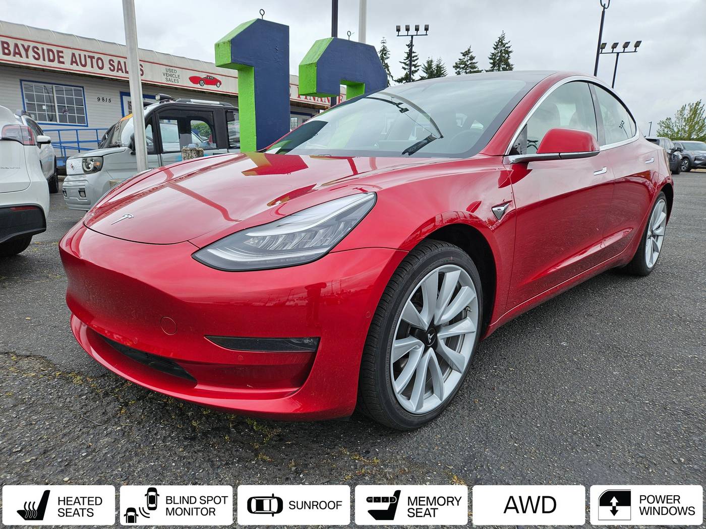 2020 Tesla Model 3 Long Range — Sedan — 36,410 mi — Everett, WA