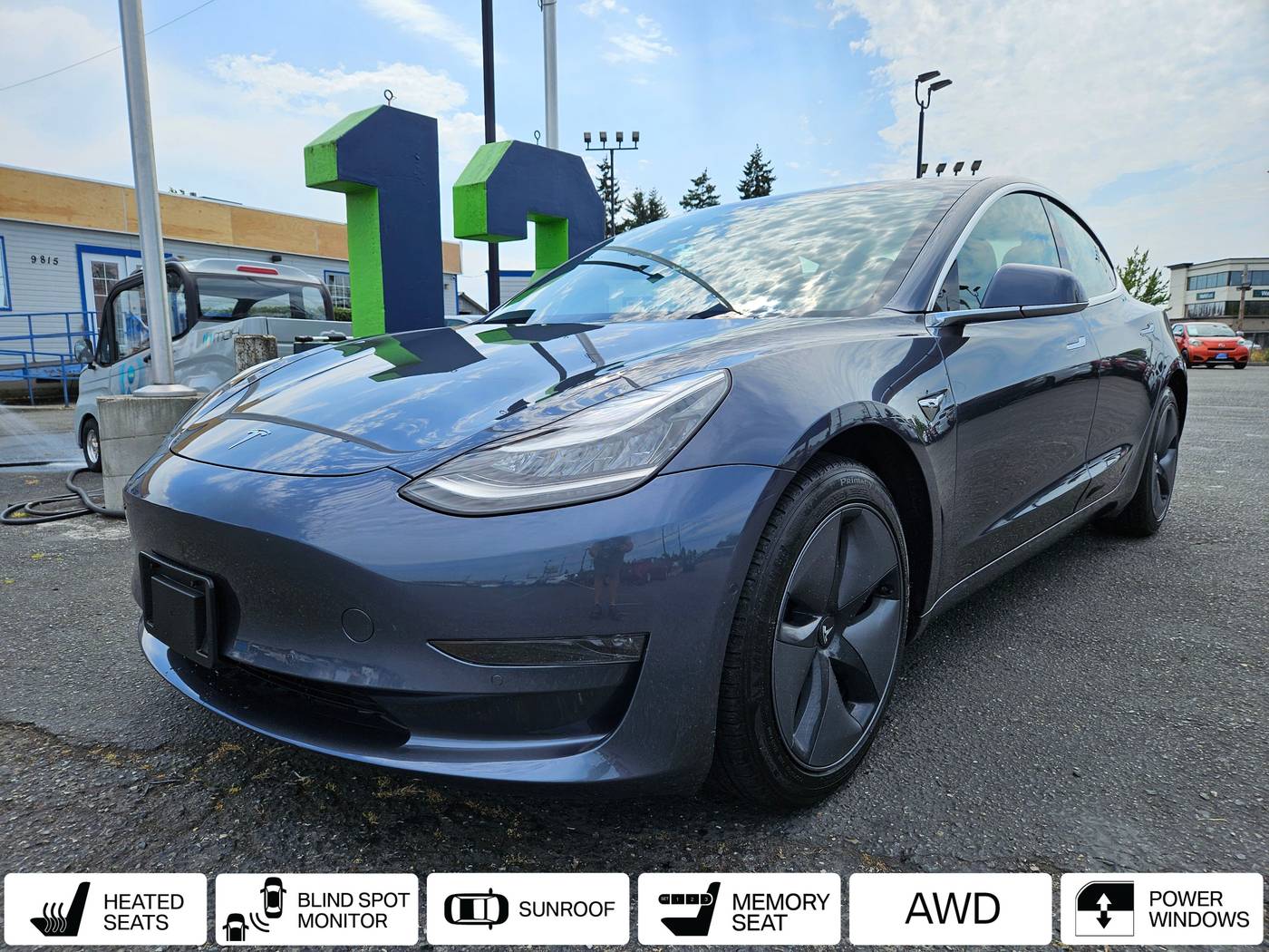 2020 Tesla Model 3 Long Range — Sedan — 9,656 mi — Everett, WA