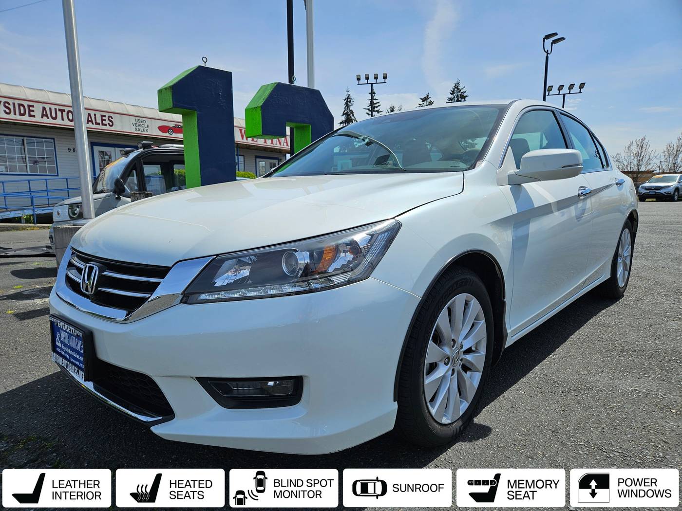 2015 Honda Accord EX-L V6 — Sedan — 75,433 mi — Everett, WA