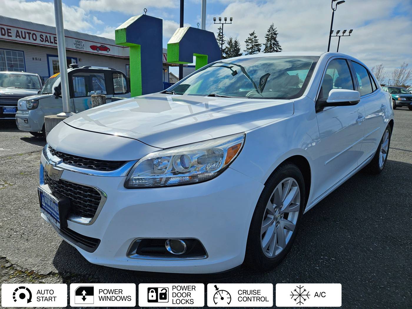 2015 Chevrolet Malibu LT — Sedan — 201,997 mi — Everett, WA