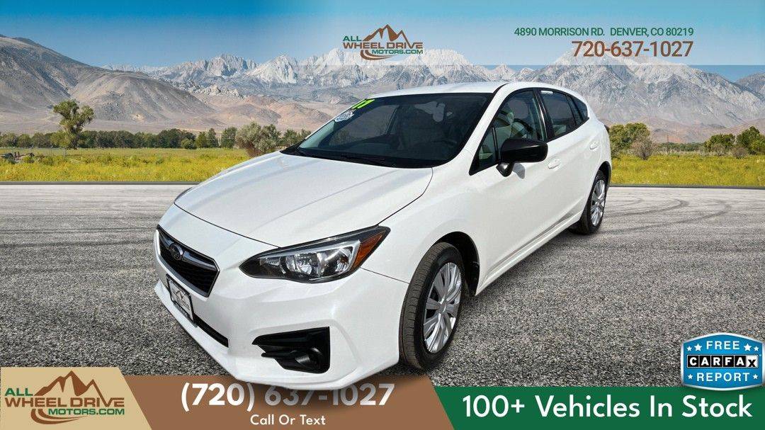 2017 Subaru Impreza 2.0i — Hatchback — 71,725 mi — Denver, CO