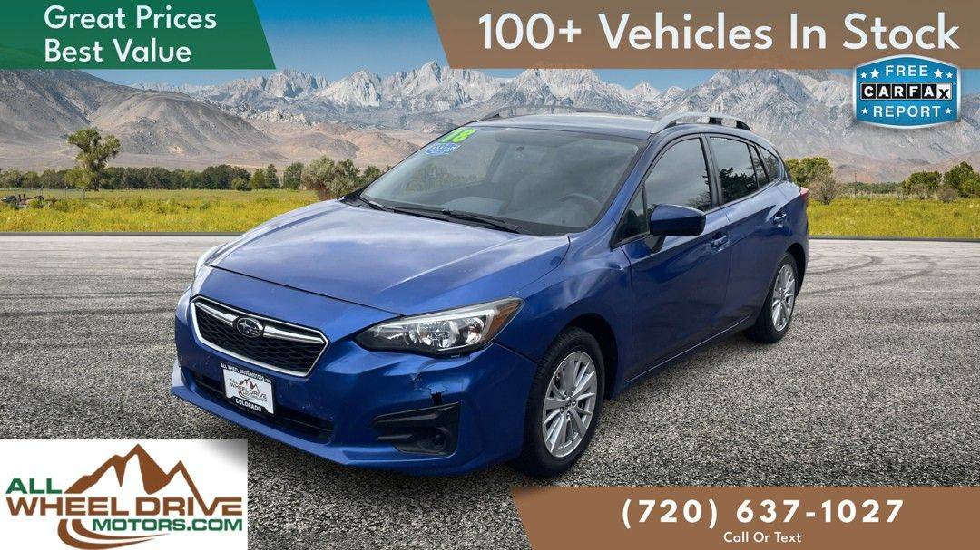 2018 Subaru Impreza 2.0i Premium — Hatchback — 107,769 mi — Denver, CO