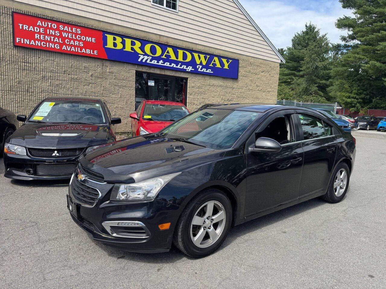 2015 Chevrolet Cruze 1LT — Sedan — 121,544 mi — Ayer, MA