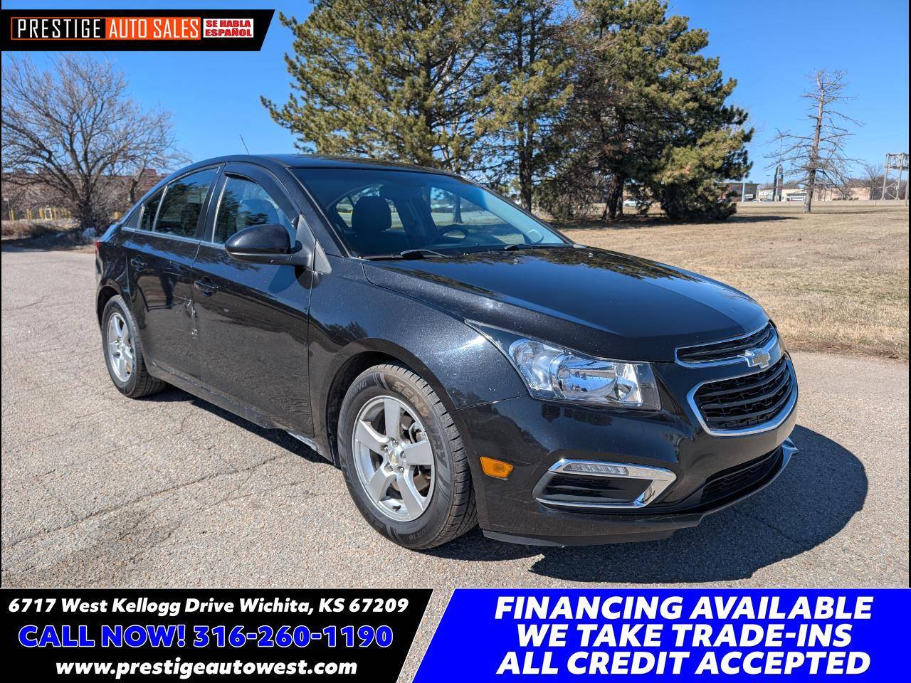 2015 Chevrolet Cruze 1LT — Sedan — 123,358 mi — Witchita, KS