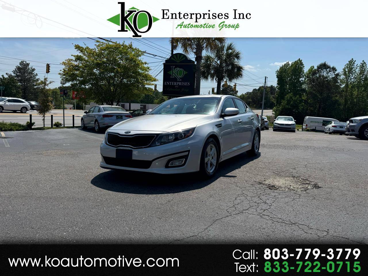 2015 Kia Optima LX — Sedan — 70,319 mi — Columbia, SC