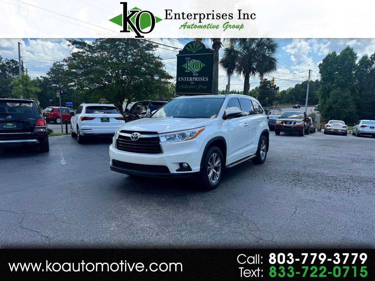 2014 Toyota Highlander XLE — SUV — 151,081 mi — Columbia, SC