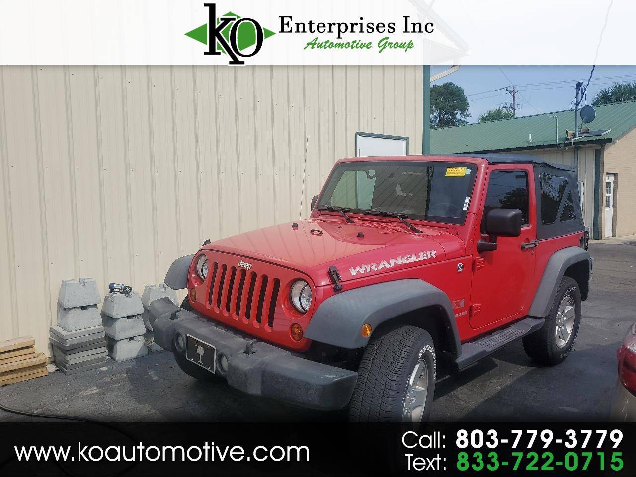 2009 Jeep Wrangler X — SUV — 72,327 mi — Columbia, SC