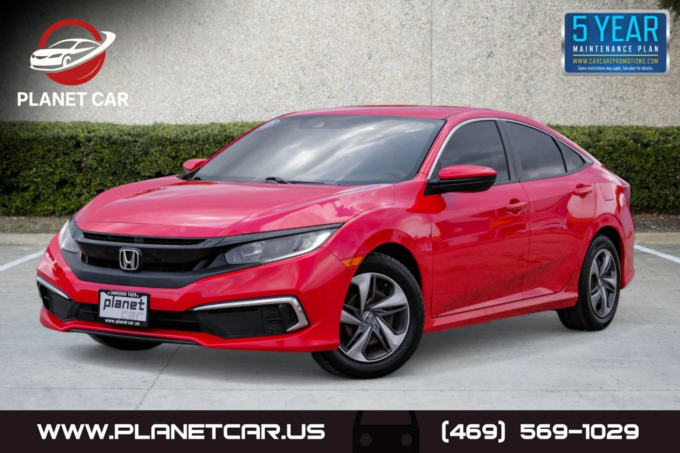 2019 Honda Civic LX — Sedan — 104,400 mi — Garland, TX