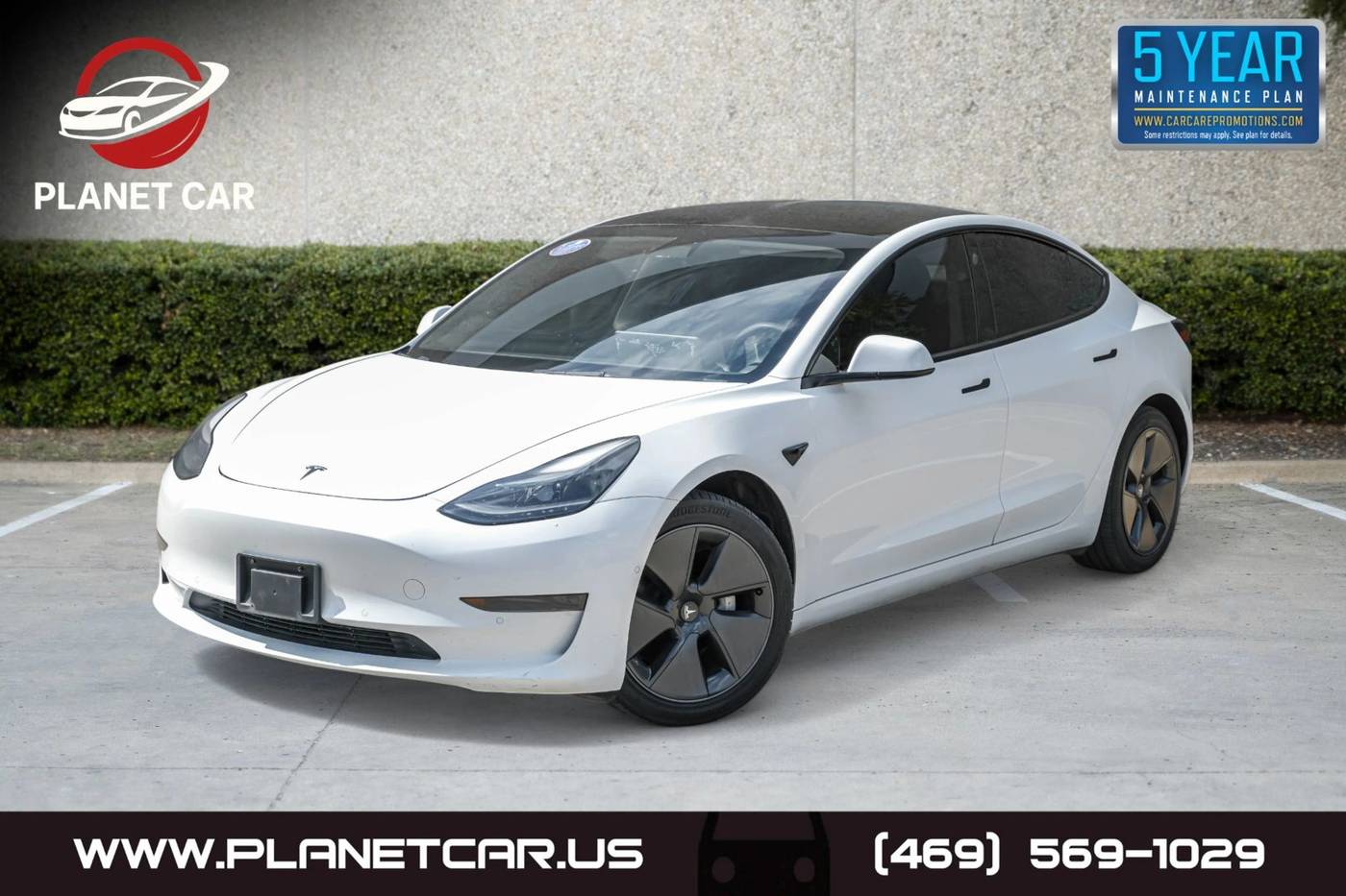 2021 Tesla Model 3 Standard Range Plus — Sedan — 66,437 mi — Garland, TX