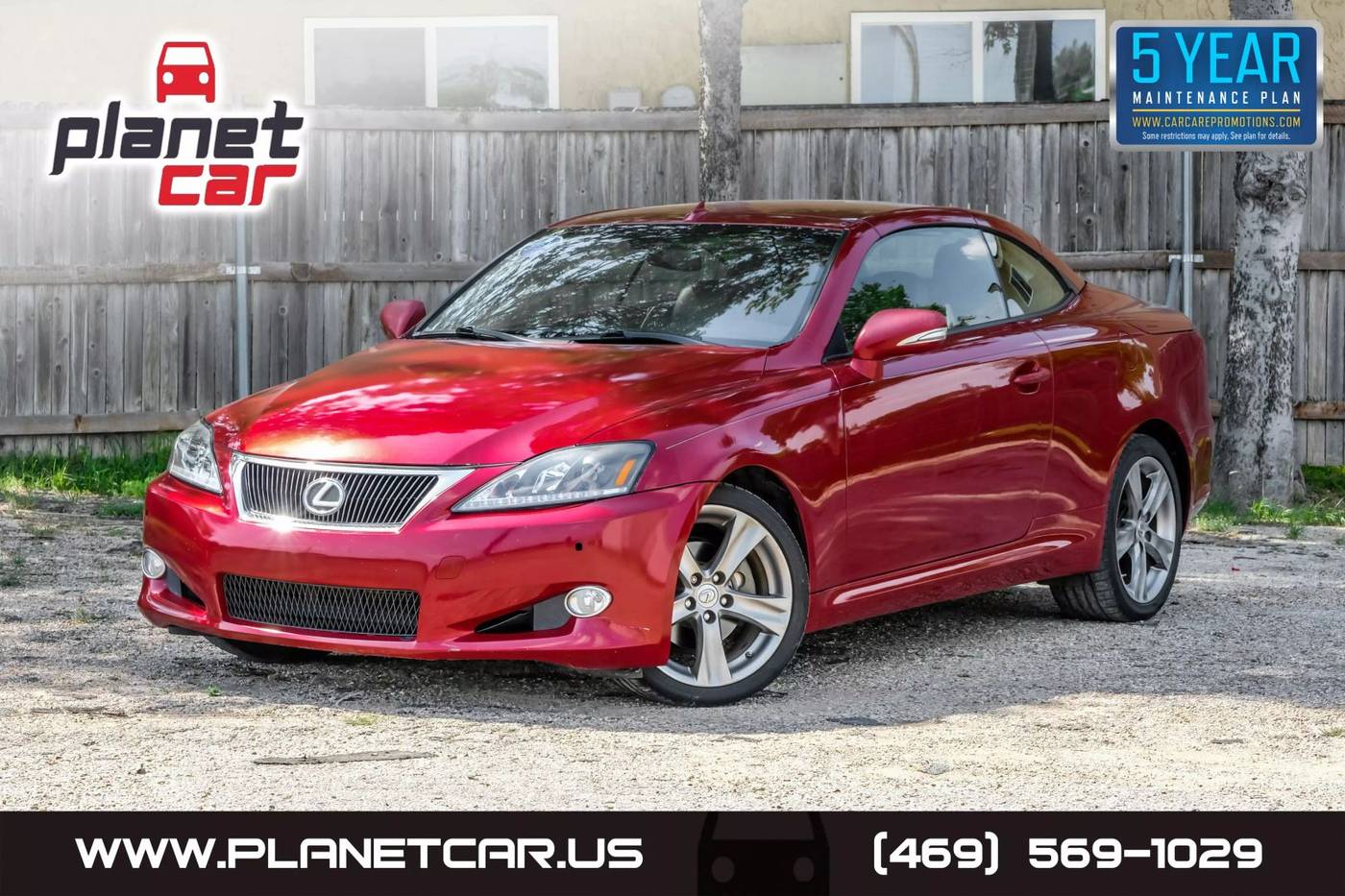 2012 Lexus IS IS 250C — Convertible — 96,548 mi — Garland, TX