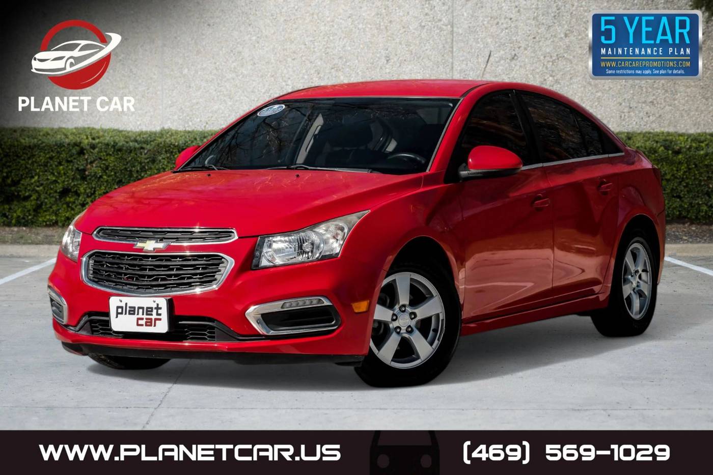 2015 Chevrolet Cruze 1LT — Sedan — 83,902 mi — Garland, TX