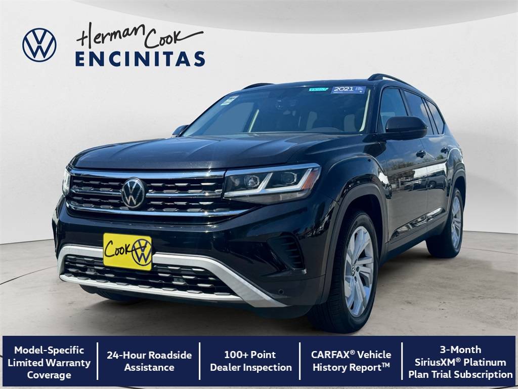 2021 Volkswagen Atlas SE with Technology — SUV — 62,018 mi — Encinitas, CA