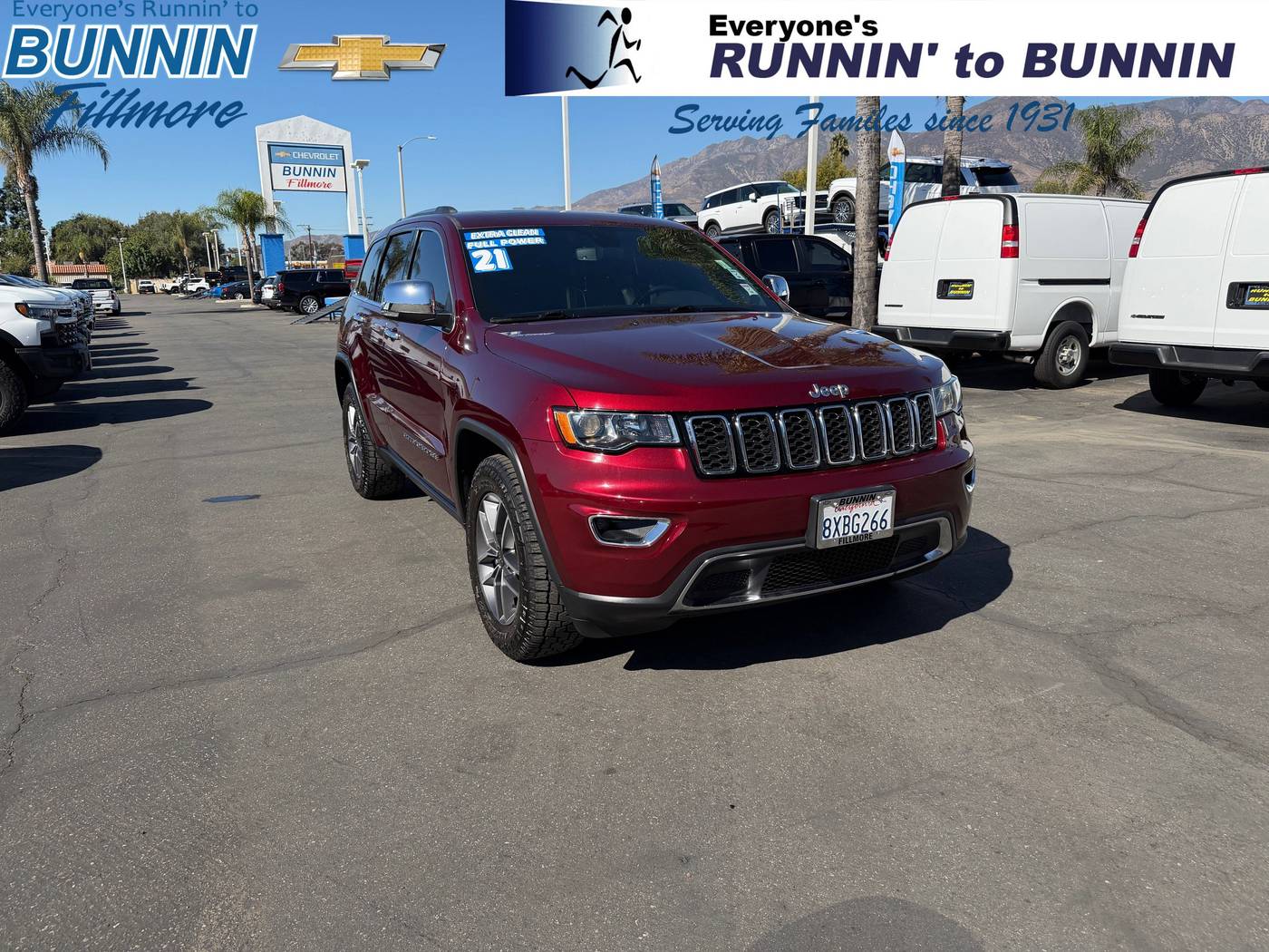 2021 Jeep Grand Cherokee WK Limited — SUV — 39,481 mi — Fillmore, CA