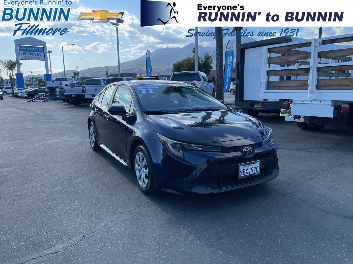 2022 Toyota Corolla LE — Sedan — 31,031 mi — Fillmore, CA