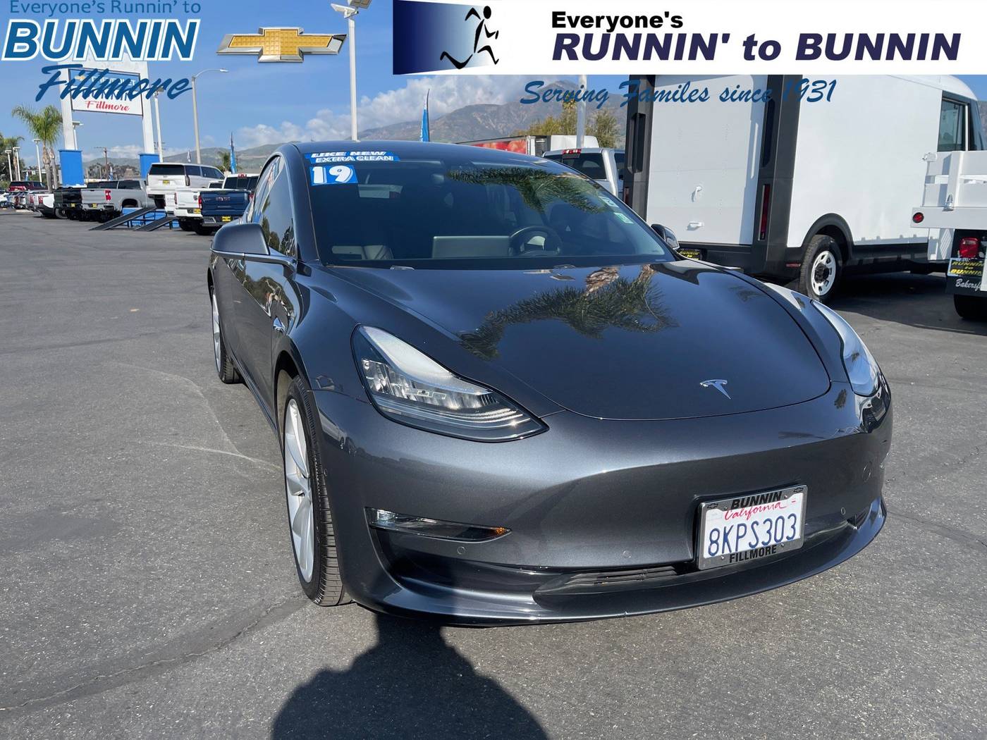 2019 Tesla Model 3 Long Range — Sedan — 46,338 mi — Fillmore, CA
