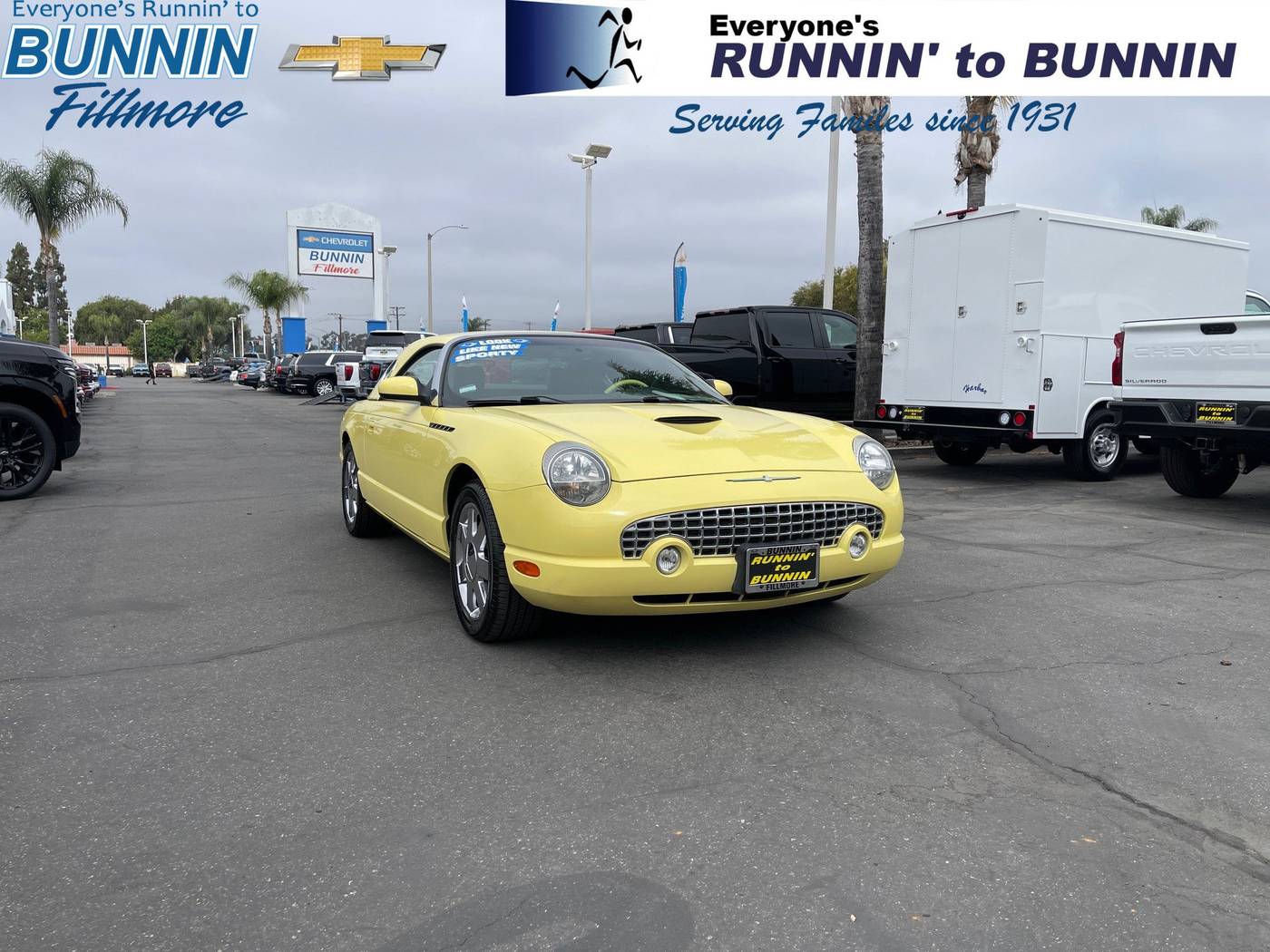 2002 Ford Thunderbird Deluxe — Convertible — 28,699 mi — Fillmore, CA