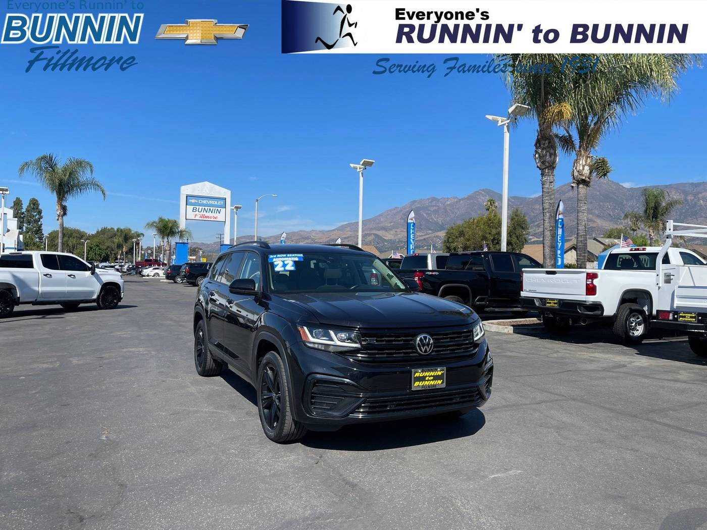 2022 Volkswagen Atlas SEL R-Line Black — SUV — 30,087 mi — Fillmore, CA
