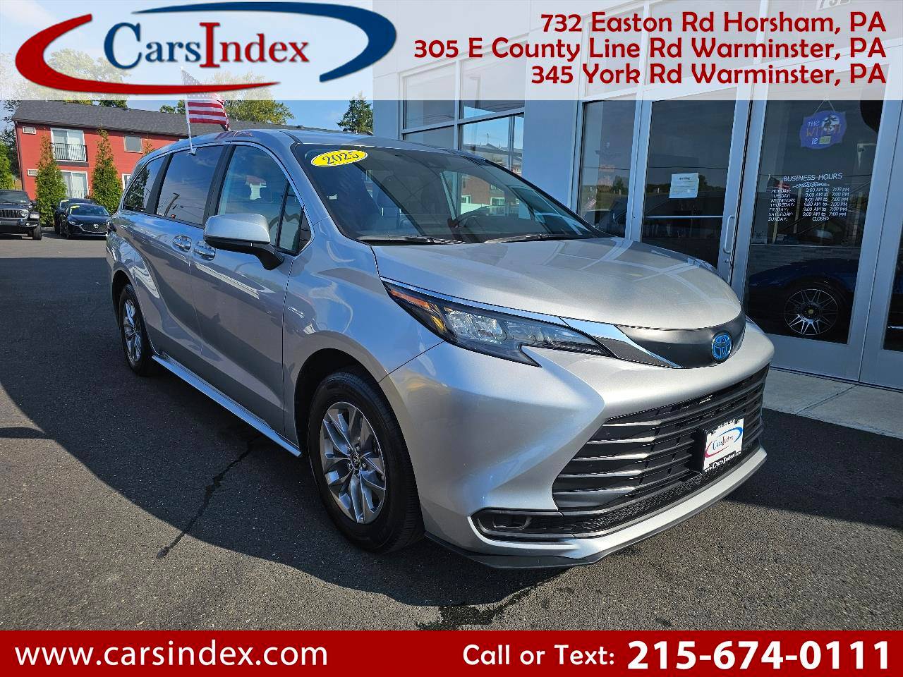 2025 Toyota Sienna LE — Minivan — 17,297 mi — Horsham, PA
