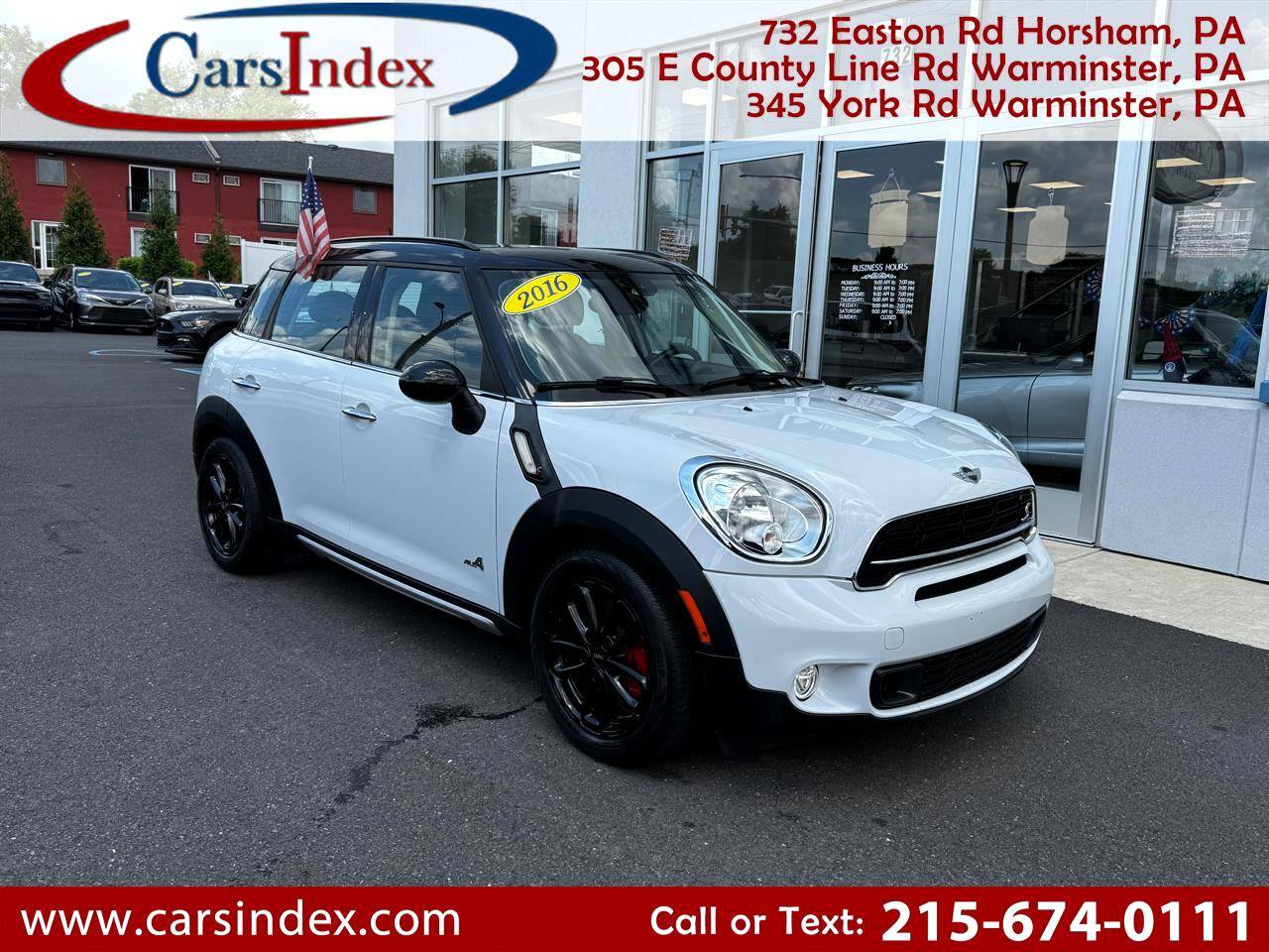 2016 MINI Countryman Cooper S ALL4 — SUV — 49,307 mi — Horsham, PA