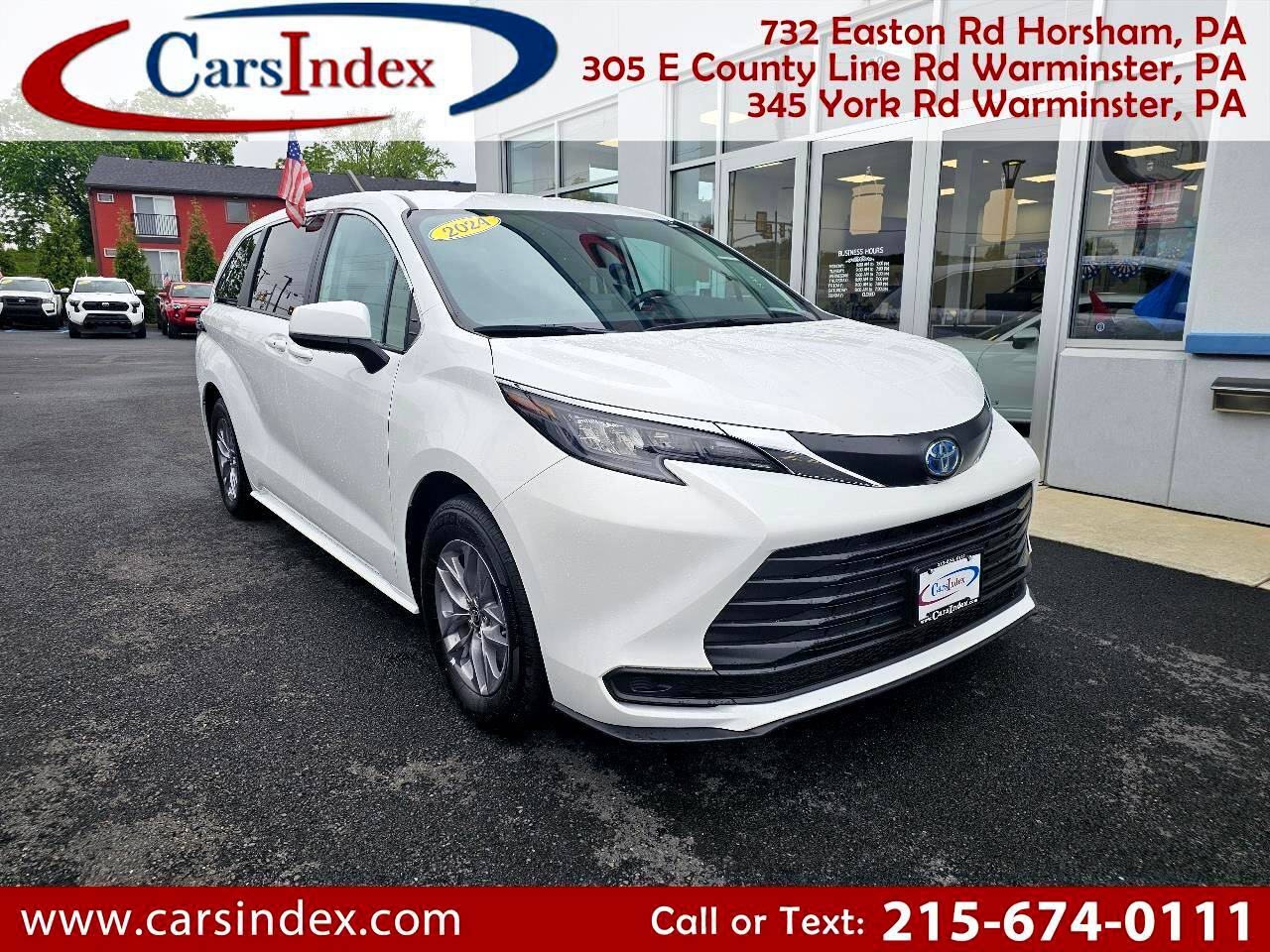 2024 Toyota Sienna LE — Minivan — 21,395 mi — Horsham, PA