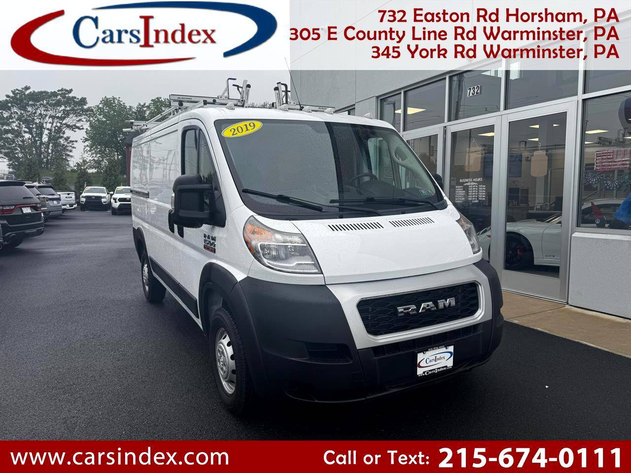 2019 Ram ProMaster Cargo Van 1500 — Cargo Van — 90,195 mi — Horsham, PA